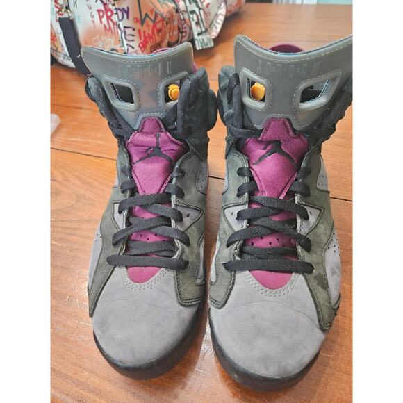 Air Jordan 6 Bordeaux 2021 Size 9 Gray Purple Suede Retro VI CT8529 main image 6